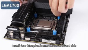 THERMALRIGHT SI-100 CPU Cooler Installation Guide for AMD AM4/AM5, intel LGA1700