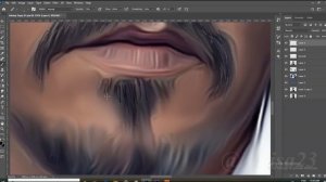 Smudge Painting of Johnny Deep in Photoshop Hindi Tutorial | Artisa 23