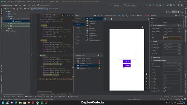Create A Simple Calculator App In Android Studio - Kotlin | For Beginners 2022