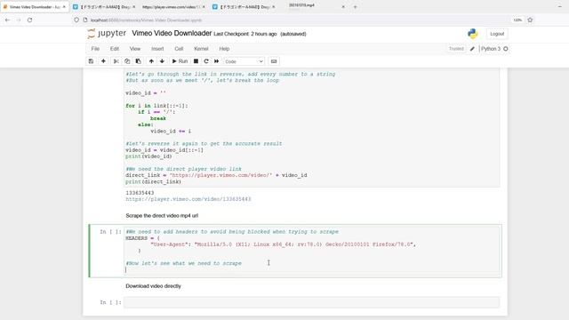 Coding a Vimeo video downloader || Python || Quick Tutorial