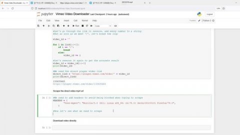 Coding a Vimeo video downloader || Python || Quick Tutorial