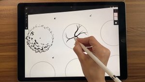 Рисуем ГРАФИКУ для ландшафтного плана кустов и деревьев в INFINITE PAINTER