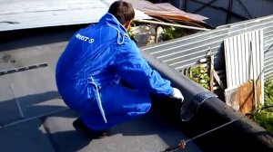 Оклейка парапета мягкой кровлей