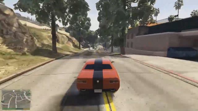 GTA 5 - Bravado Gauntlet) Dodge Challenger) Driving смотреть онлайн