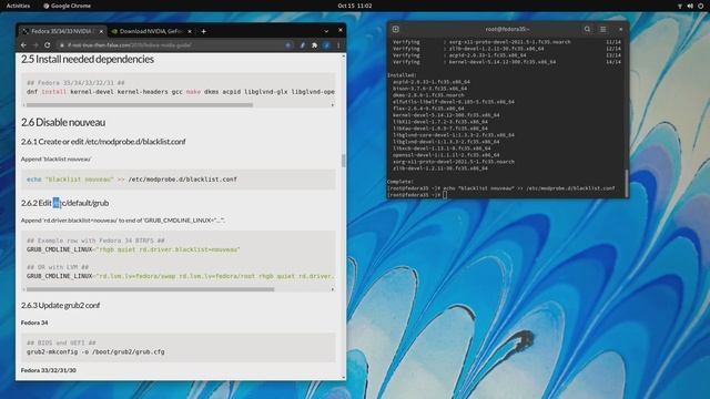 Fedora 35 NVIDIA Drivers Install Guide - 510.68.02, 470.103.01, 390.147, 340.138 [Kernel 5.16] смотреть онлайн