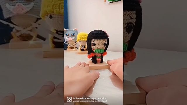 Kimetsu no yaiba personajes en Amigurumí ???@tatianasilvabolsosyaccesorios