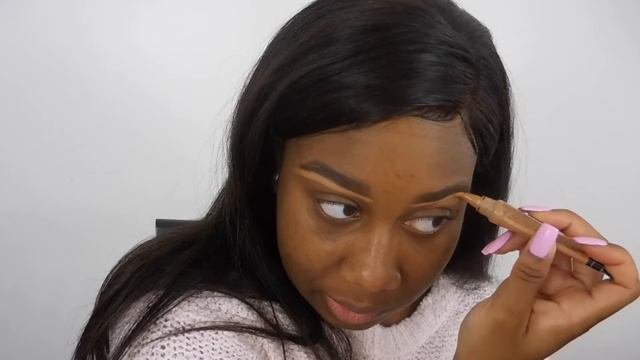 FIRST IMPRESSIONS  LA Girl Shady Slim Eye Brow Pencil  Eye Brow Tutorial