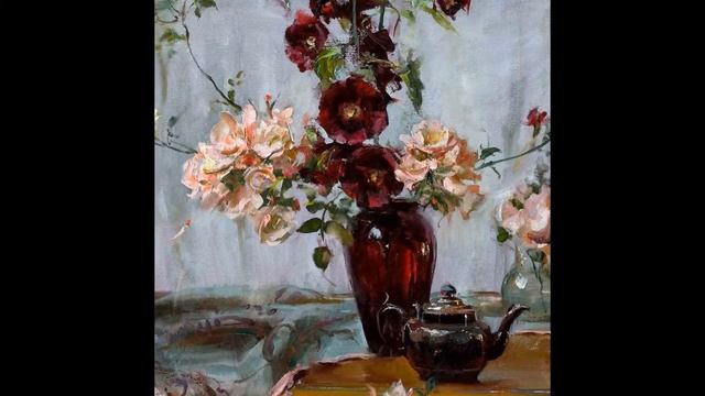 Американский художник - Даниэль Герхартц. Натюрморты. смотреть онлайн