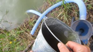 Мини земснаряд. Проверка мотопомп и установка шланга.