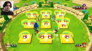 Mario Party 9 MiniGames Super Sonic Vs Tom Vs Metal Sonic Vs Mario (Master Difficulty)