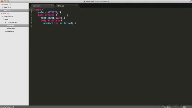 Learning Sass Tutorial | Using Sass смотреть онлайн