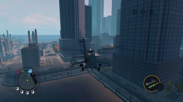 Прохождение игры Saints Row: The Third. Угон машин 28. Вертолёт Vulture. Порт-Прайор. смотреть онлайн