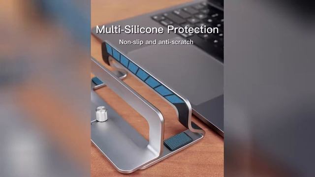 UGREEN Vertical Laptop Stand Holder For MacBook Air Pro Aluminum Foldable Notebook Stand Laptop Sup смотреть онлайн