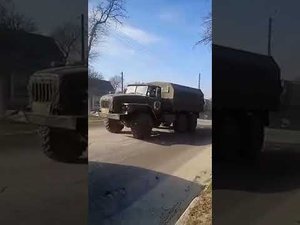 Русские войска в Жадово Черниговской области Украина 24.02.2022 г.