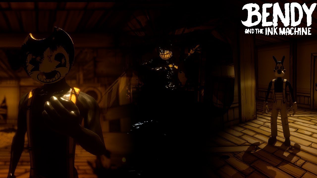 Чернильный Демон напал на меня Bendy 2 глава Старая песня!!!