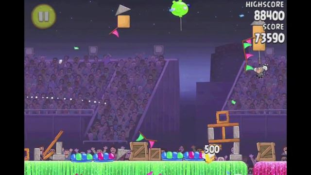 Angry Birds Rio Level 15 7-15 Carnival Upheaval 3 Star Walkthrough