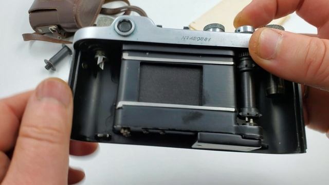 FED 2 Brown USSR Russian Leica copy Camera + Industar 26M lens #420881 смотреть онлайн