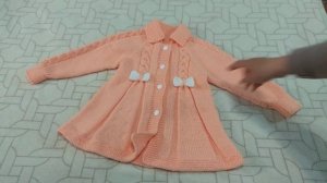 Кардиган для девочки. Обзор. Ч. 2. Вязание спицами