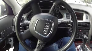 Снятие и покраска кожаного руля Audi A6 C6. Motip 04066