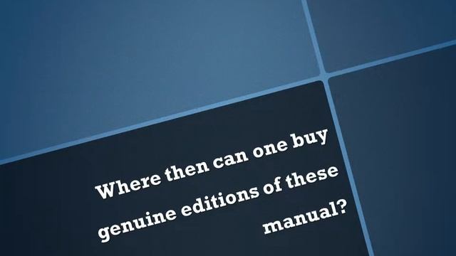 Where to Buy Factory Service Auto Repair Manuals смотреть онлайн