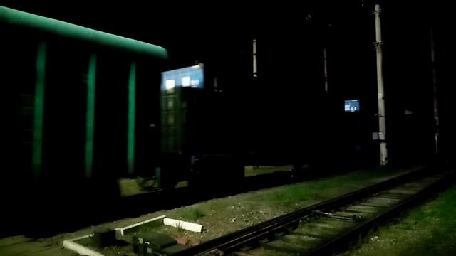 Грузовой Электровоз ВЛ80с-2399 с грузовыми вагонами Станция Алматы-1жд вокзал Хроника-КТЖ.