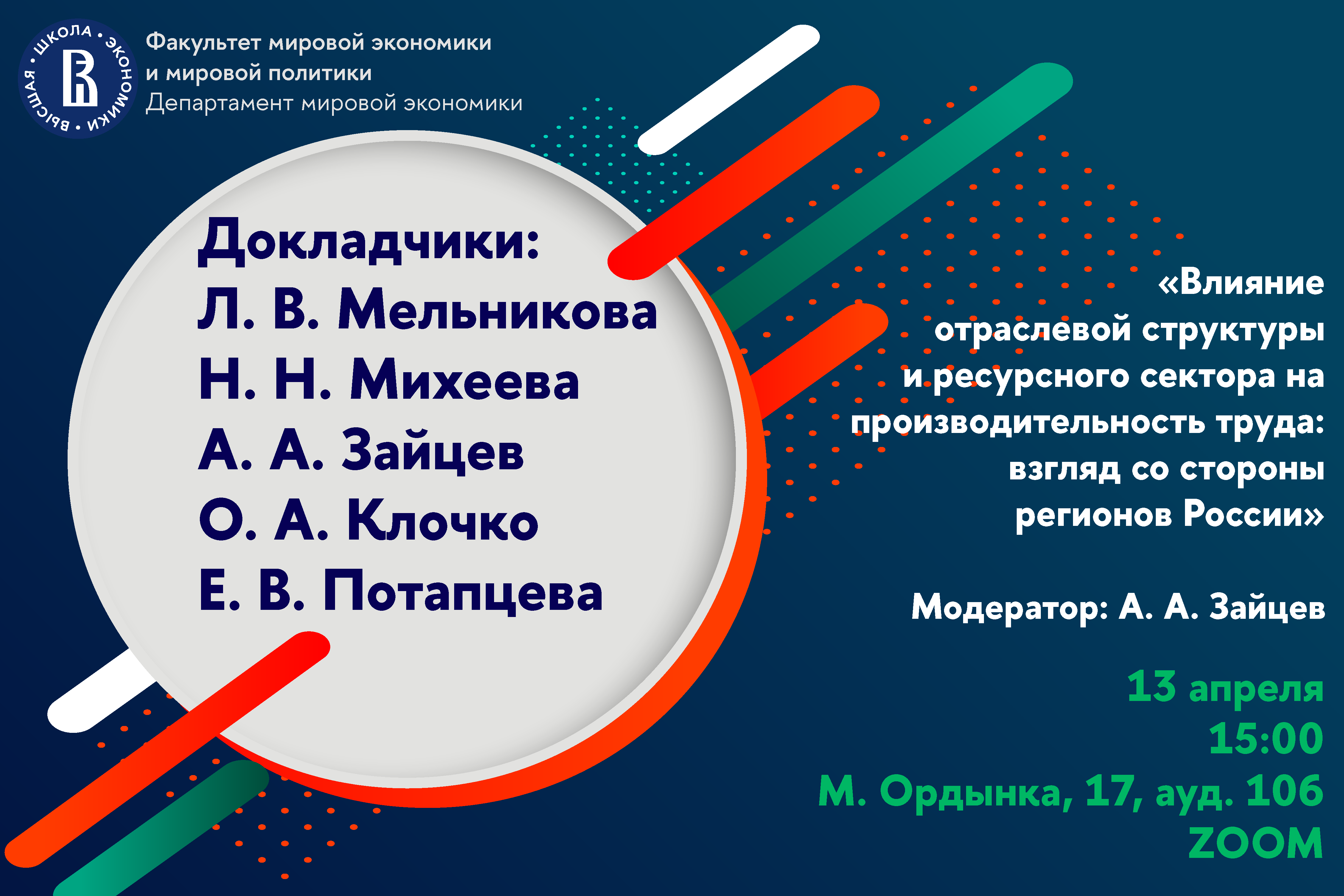 Влияние отраслевой структуры и ресурсного сектора на производительность труда (регионы России)