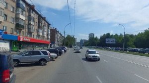 4К НОВОСИБИРСК/ПОЕЗДКА НА ТРОЛЛЕЙБУСЕ N2/МАРШРУТ:ОСТ. ПЛ.КОНДРАТЮКА-ОСТ.ГОРОДСКОЙ АЭРОПОРТ/TRAM RID