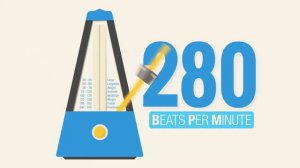 280 BPM Metronome | The BLuetiFuLL MeTRoNoME