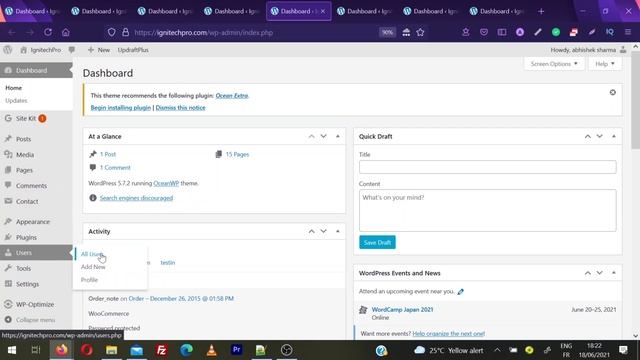 Change Wordpress Admin color scheme and make Wordpress Dashboard FUN смотреть онлайн