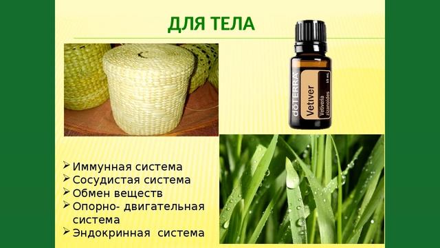 Вебинар  «Живой флаер – Загадочный ветивер»