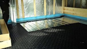 Теплый пол с использованием теплораспределительной пластины VT FP SZ, РУСТЕПЛОПОЛ