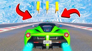 СПУСК БЕЗ ТОРМОЗОВ НА ЧИТЕРСКОЙ МАШИНЕ ПО СЛОМАННОМУ ТРАМПЛИНУ ГТА 5 МОДЫ! ОБЗОР МОДА в GTA 5 ВИДЕО