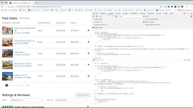 JavaScript Fail: Looping through page listings using MutationObserver смотреть онлайн