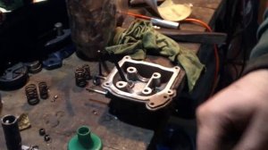 Притирка клапанов на скутере