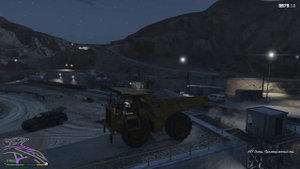 где находится самая большая машина  белаз в GTA V
