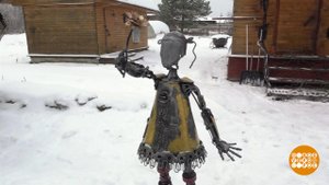 Скульптуры из металлолома. Доброе утро. Суббота. Фрагмент выпуска от 08.01.2022