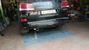 Лексус LX 570 звук прямотока *финиш*