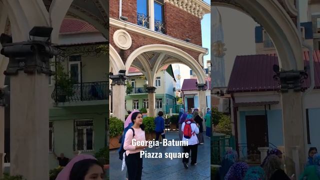 Georgia-Batumi -площадь пьяцца