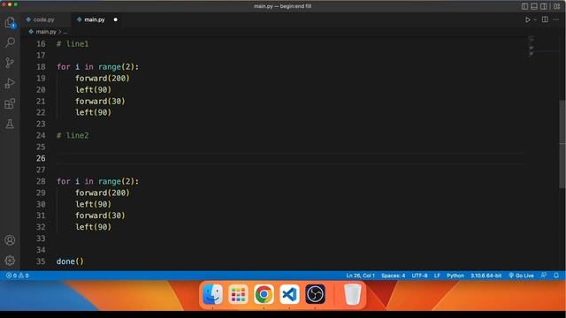 Begin/End Fill functions in the turtle module #codingforkids