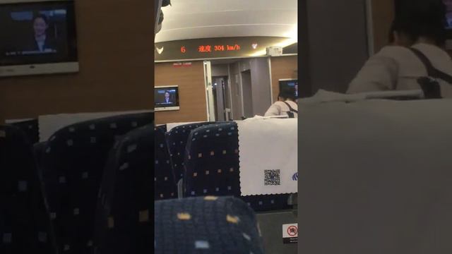 Скоростной поезд более 300 км/ч Китай