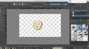 Krita: Наследование прозрачности