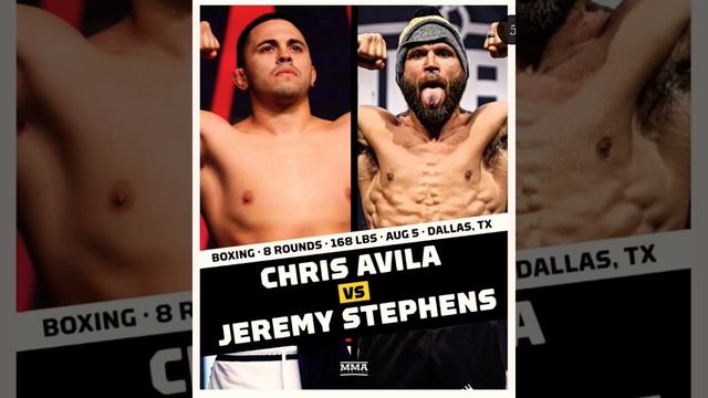 Chris Avila Vs Jeremy Stephens #ufc #mmaufc #mmatv #combatsport #mma