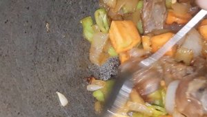 жареные кабачки с картошкой