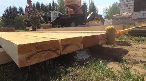 Монтаж деревянных балок перекрытия. Как сделать перекрытие по балкам.