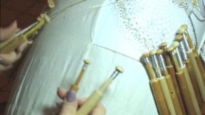 Насновка, плетение на коклюшках.