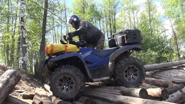 Покатушки на квадроциклах в Керженских лесах.  Озеро Светлояр.  Часть 1.