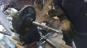 1 серия Минитрактор гидроход  Первый мост