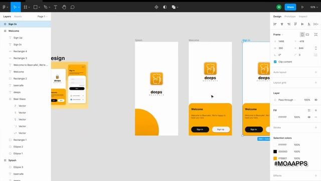 Designing Beercafe app