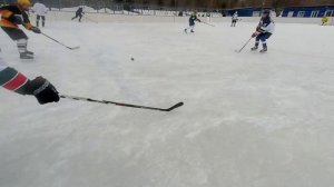 Дворовый хоккей от первого лица | Я встал на ворота...