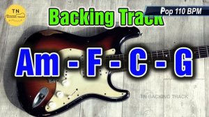 Backing Track Am | Am F C G | Rock 110 Bpm | Guitar Backing Track